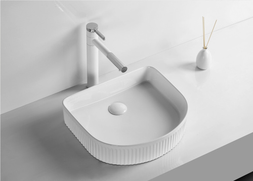 Раковина Cerutti SPA 43 см CR8011 накладная цвет белый