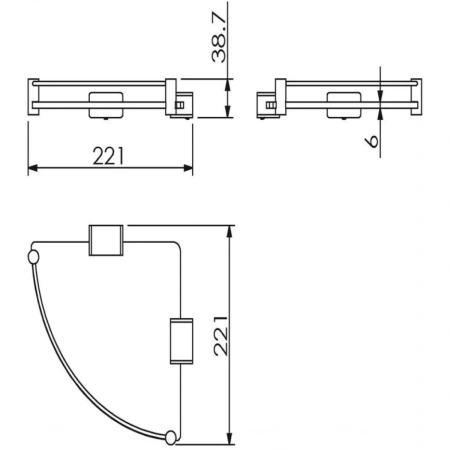 Полка Langberger VICO 11351F