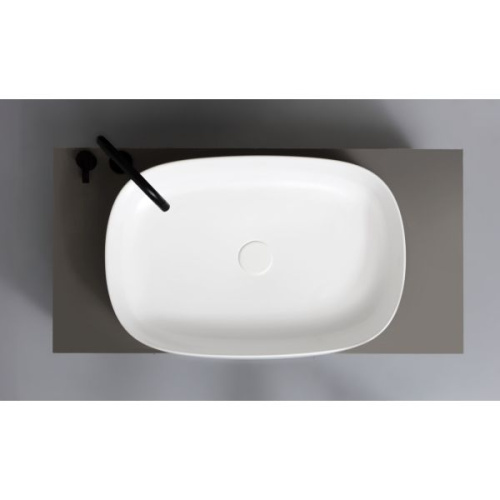 Раковина White Ceramic Jumper 60 см W070701 накладная цвет белый глянцевый - фото 2