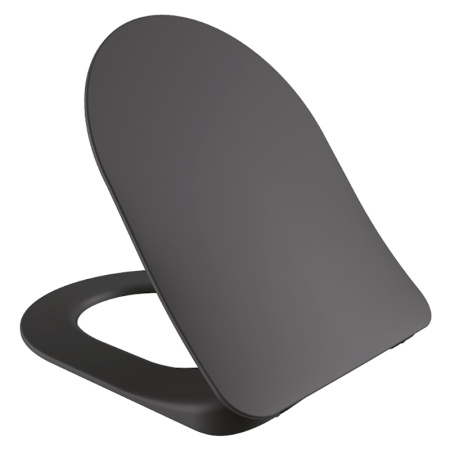 Чаша унитаза подвесная Creavit Free FE322-11AM00E-0000 цвет антрацит матовый без сиденья смыв торнадо