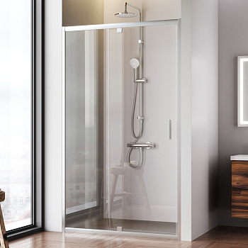 Душевая дверь Am.Pm Gem W90G-120-1P-MT 120х195 стекло прозрачное профиль хром матовый