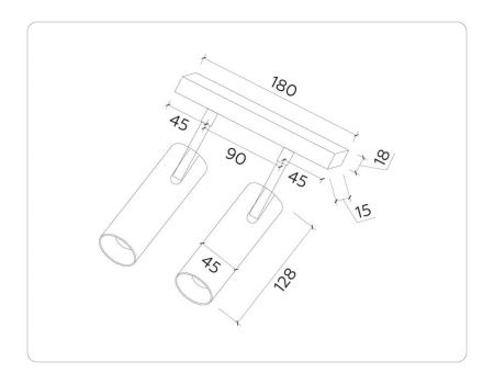 Трековый магнитный светильник Ambrella Light Track System (Трацк Сыстем) GL3902