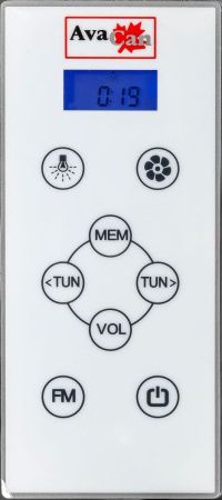 Душевая кабина AvaCan Z111MT 100х100 квадратная с крышей ориентация универсальная