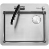 Кухонная мойка Melana ProfLine MLN-R6254HK 62х54 цвет сатин поверхность матовая