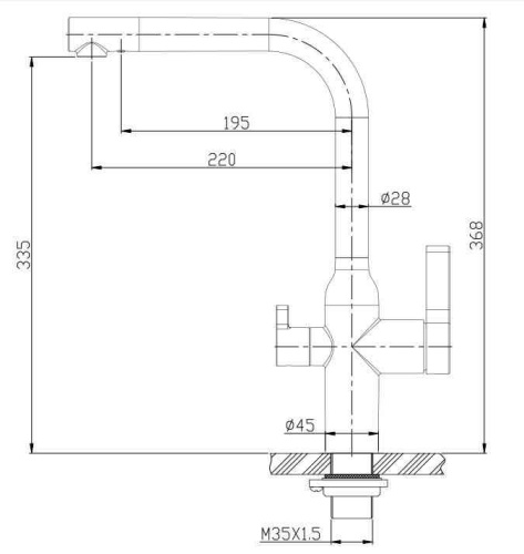 Смеситель для кухни BelBagno Смесители для кухни BB-LAM57-IN на мойку сатин - фото 2