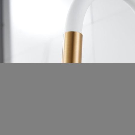 Смеситель для кухни Shevanik S668G на мойку золото/бежевый