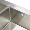 Кухонная мойка Melana ProfLine DS8045H 80х45 цвет серый поверхность матовая