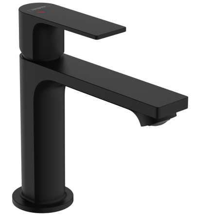 Смеситель Hansgrohe Rebris E 72559670 на раковину/столешницу черный матовый