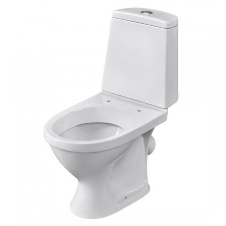 Унитаз-компакт напольный с бачком Santeri Прайм 1P2054S0000BF белый с сиденьем каскадный смыв