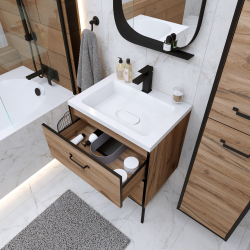 Раковина Madera Модуль 4627173210782 накладная цвет белый - фото 5