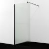 Душевая перегородка Wasserkraft Rur 30W 30W44MB-TXG 100х200 стекло текстурное профиль черный