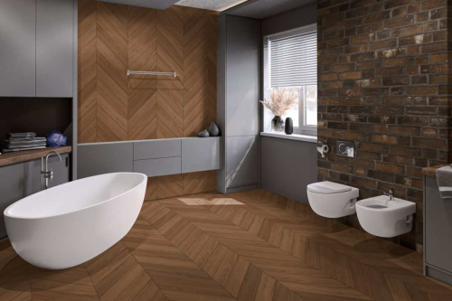 Кварцвиниловая плитка Damy Floor CHEVRON LVT DF08-Ch-LVT Блуа - фото 4