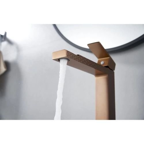 Смеситель для раковины Knotlor STABLE KN-24/RBP на столешницу бронза - фото 5