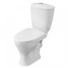 Унитаз-компакт напольный с бачком Santeri Версия 1P4033S0000BF белый с сиденьем каскадный смыв