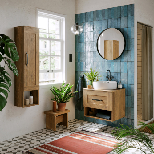 Тумба под раковину Aqwella Craft CRF0106DB 60x48x50 подвесная - фото 3