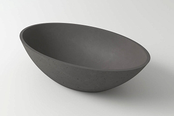 Раковина из искусственного камня Holbi DIONE 2.02.006.44.4 59х36 накладная цвет серый