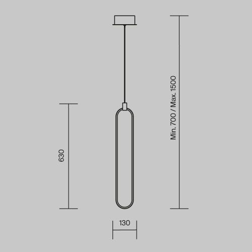 Светильник подвесной Maytoni Chain Modern MOD017PL-L13G - фото 3