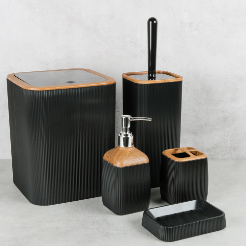 Диспенсер жидкого мыла Fixsen Black wood FX-401-1 - фото 3