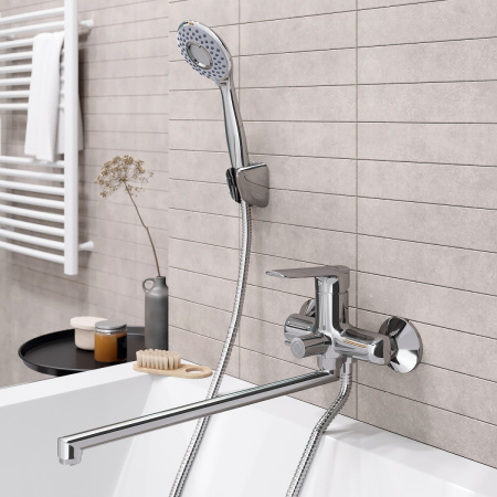 Смеситель для ванны Tokito MISAWA TOK-MIS-1015 настенный хром