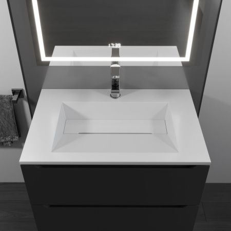 Тумба с раковиной Uperwood Tanos-Next 290000011 80х50 цвет черный