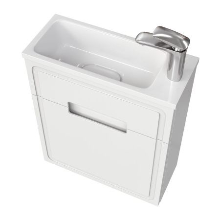 Тумба под раковину Taliente Olejo TA-MBO-50PR-blanco 50х20 подвесная цвет белый