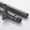 Душевая стойка Shevanik S4136T настенная цвет оружейная сталь