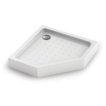 Душевой поддон Veconi Tezeo acrylic TZ53-100-C5 100х100 акрил белый с ножками и каркасом