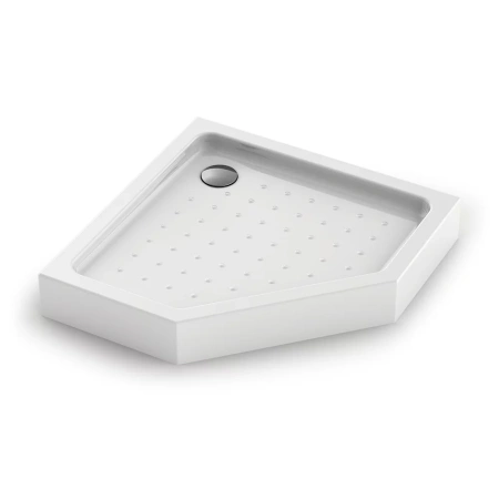 Душевой поддон Veconi Tezeo acrylic TZ53-100-C5 100х100 акрил белый с ножками и каркасом