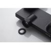 Душевая стойка Knotlor KN-72/BL настенная цвет черный