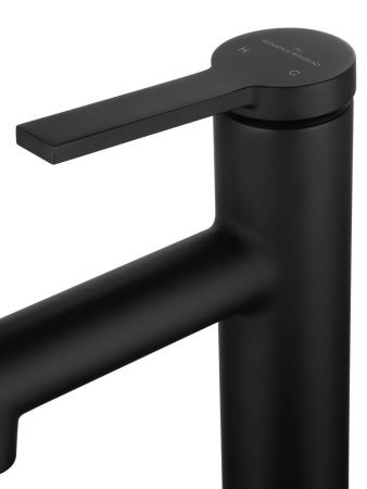 Смеситель Wonzon & Woghand WW-H1017-MB на раковину черный