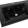 Раковина из литьевого мрамора Uperwood Марсал 291120412 120х49 над стиральной машиной цвет черный