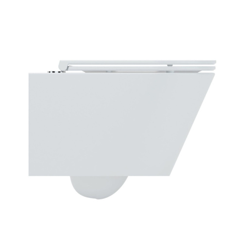 Унитаз подвесной Art&Max Bari AM822-V/SC белый с сиденьем микролифт смыв торнадо - фото 2