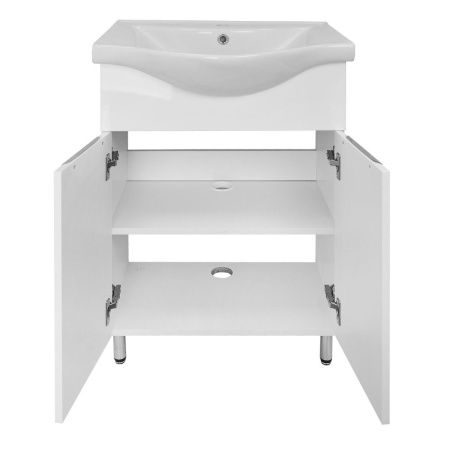 Тумба с раковиной Azario Стиль CS00070300 60х30 напольная цвет белый