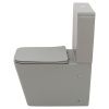 Унитаз напольный с бачком Melana MLN-310306MG серый с сиденьем микролифт безободковый смыв торнадо