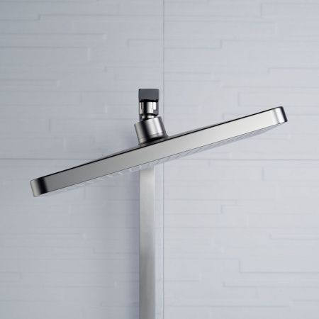 Душевая стойка Shevanik S7036L настенная цвет серый