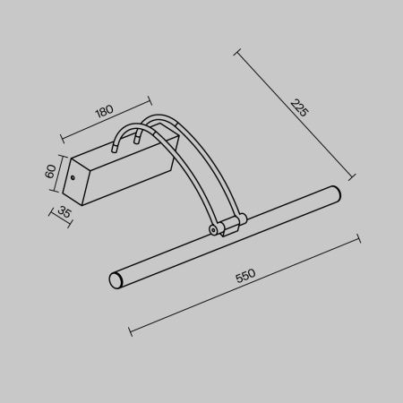 Подсветка Maytoni Finelli MIR004WL-L12BZ