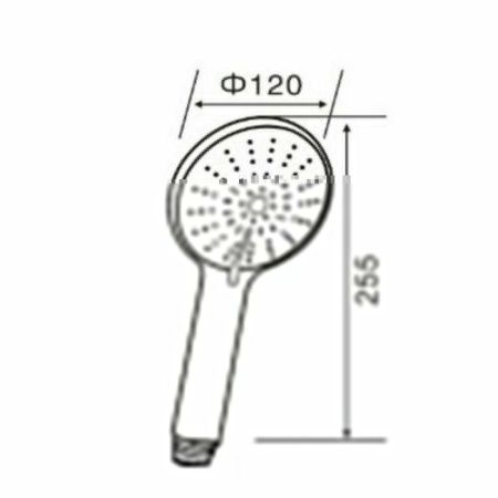 Душевая лейка Agger A01 цвет хром