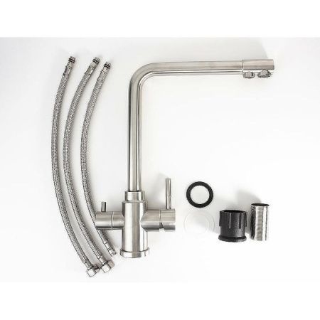 Смеситель для кухни Esko Kitchen K24 на мойку нержавеющая сталь