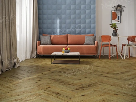 Ламинат Norland Elegant Herringbone Strong LF304-14 Дуб Скай толщина 1.2 см 34 класс 600х100