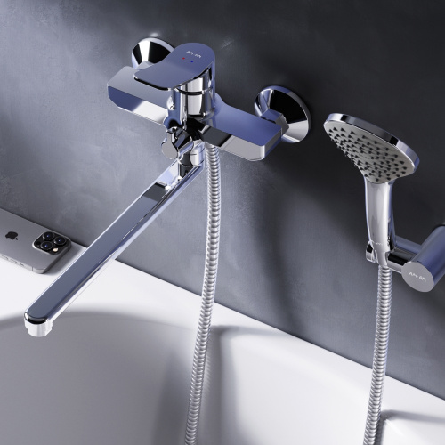 Смеситель для ванны и душа Am.Pm X-Joy F85A95000 настенный хром без термостата