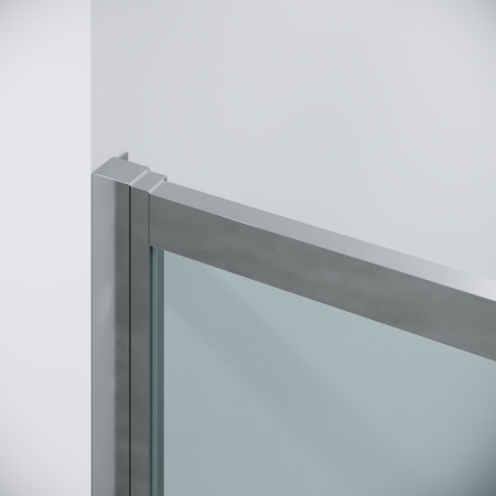 Душевая дверь Grossman Cosmo 100.K33.02.110.10.00 110х195 стекло прозрачное профиль хром глянцевый