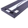 Панель светодиодная Uniel ULO-K16B 2x22W/4000K/L100 5W/3000K IP44 BLACK
