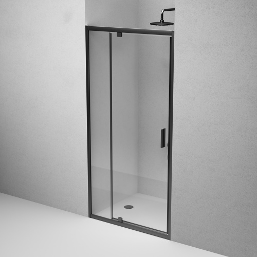Душевая дверь Am.Pm Gem W90G-100-1P-BT 100х195 стекло прозрачное профиль черный матовый - фото 5
