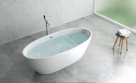 Ванна акриловая Art&Max AM-599-1700-800 170х80 отдельностоящая овальная