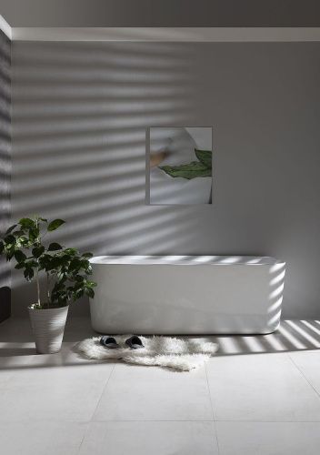 Ванна акриловая Allen Brau Infinity 2.21003.20 170х80 отдельностоящая овальная с ножками - фото 2