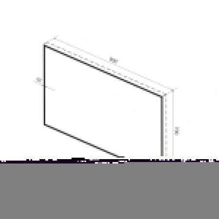 Зеркало Wellsee 7 Rays' Spectrum 172200690 90х70 подвесное