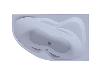 Ванна акриловая Aquatek Вега VEG170-0000083 170х105 пристенная асимметричная с каркасом без ручек Ванна акриловая Aquatek Вега VEG170-0000083 170х105 пристенная асимметричная с каркасом без ручек