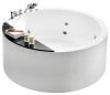 Ванна акриловая гидромассажная Gemy G9230 K 150х150 отдельностоящая круглая с каркасом