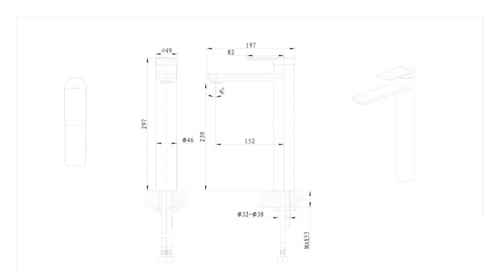 Смеситель Bravat Eddie F1369402CP-A-RUS на столешницу хром - фото 2