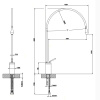 Смеситель Gessi Goccia 33606#031 на раковину хром